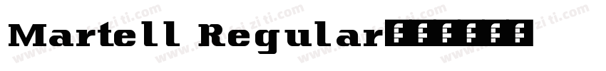 Martell Regular字体转换